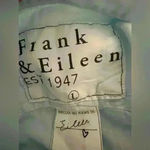 Frank & Eileen $228  Featherweight Eileen Style Cotton Top Blouse Button Small Photo 4