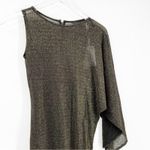 Ted Baker NWT London Monyca Glitter One Sleeve Knee Length Dress 0 (XXS) Black Photo 5