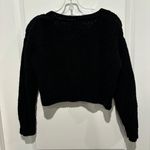 Love Tree Black Cardigan cropped Sweater, Sz S Photo 1