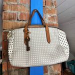 Fossil NEW  Sydney Satchel Polka Dot Bag Photo 7