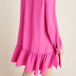 Anthropologie  Mare Mare Hot Pink Ling Sleeve Tunic Dress Dropped Waist Size XS Photo 7