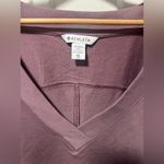 Banana Republic New Athleta Retroterry V-Neck Sweatshirt Tee XLarge Damask Mauve Pullover $79 Photo 1