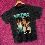 Whitney Houston Collage black tee size large Photo 2