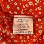 Love, Olive Co Blouse Women's 3X Red floral mock Neck Short Sleeve Top Photo 8