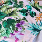 Kona Sol  Women's Light Pink Floral Print Bikini Bottom - Size Medium - NWT Photo 5