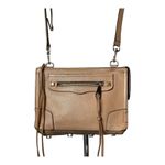Rebecca Minkoff  Desert Tan Pebbled Leather Regan Crossbody Bag Purse‎ Photo 2