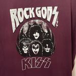 KISS Rock Gods graphic band ringer tee XL Purple Photo 1
