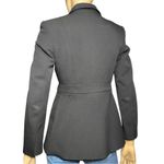 Vertigo Paris Vintage Women’s Size S Black Fitted Open Front Suit Jacket Blazer Photo 4