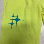 Club Fantasy Neon Yellow Starlight Sweatpants Sz Small Photo 6