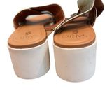 SARTO by Franco Sarto Dyanna Platform Slide Sandal in Gold Leather, Sz 9 White Photo 8