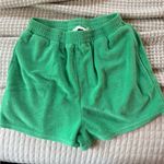 Green Women's Towel Shorts Photo 0