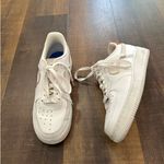 Nike  Air Force 1 Low White Leather Sneakers Women’s Size 8 Photo 11