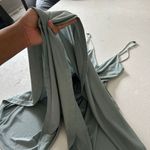 Silence + Noise Sage Green Romper Women’s Size M Flowy Spaghetti Strap Jumper Photo 6