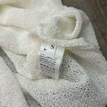 Sheer knit one shoulder bodycon coverup dress White Photo 3