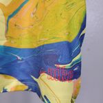 Nike  Yellow and Blue Crop Sports Bra Photo 1