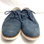 Cole Haan  Women’s Lunargrand Blue Suede Wingtip Loafers Shoes Size 7 Photo 1
