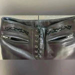 New York Oakwood Flying Bikes Women's 100% Leather Pants (353) Black Size 6 Photo 8