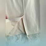 Vince Camuto NWT ‎ New Romantic Feather Trim Beige Midi Straight Skirt Size L Photo 5