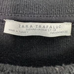 ZARA  | Women's Size 5 | Black Short Sleeve Top w/ Pearl Accented Round Collar Photo 5