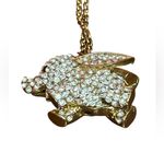 Betsey Johnson  Sparkling Elephant Necklace Photo 2