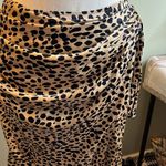 Hugo Boss  Vedina Faux Wrap Satin Animal Print Midi Skirt, Size 12, MSRP $248 Photo 5