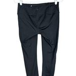 Athleta Black Keyhole Detail Hidden Zipper Pocket Crop Capri Leggings Size XS Photo 0