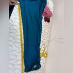 Vintage Valentino Sport Drawstring Unisex Teal Windbreaker Pants Size 8 Photo 9