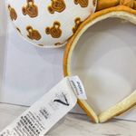 Lounge Fly Disney x  Mickey Mouse Waffle And Butter Ear Headband Faux Leather Photo 11