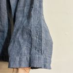 Athleta Cabo Linen Wide Leg Pants in Blue Size 4 Photo 4