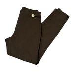 Michael Kors  Black Pull-on Pants Stretch Size Small Emblem And Split Ankle Photo 0