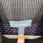 Modcloth  Candy Skull Black Mockneck‎ Sweater Dress Halloween Grunge Size XS NWT Photo 2