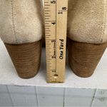 Alex Marie Alex Marie Gleneva Nubuck Chelsea Block Heel Booties Brown/Tan Zip Up Size 9 Photo 3