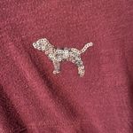 PINK - Victoria's Secret PINK Victoria’s Secret V Neck Long Sleeve BLING Tshirt Size Large Photo 7