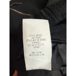 Helmut Lang  Black Textured Overlay Sleeveless Zipper Back Top Size S Photo 5