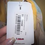 Ted Baker  Darcila Exaggerated Puff Sleeve Top in a painted leaf print size 2 Photo 6