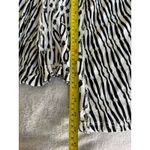 Habitat  Open Front Cardigan‎ Womens XL Geometric Casual Black  Pockets Textured Photo 5