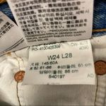 Levi's  501 High Rise Skinny Leg Button Fly Distressed Jeans Size 24 Photo 15