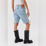 Levi's Urban Renewal Remade ® Lace Up Denim Jort | Size Medium Photo 2