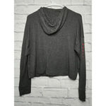 Beyond Yoga  Cyclebar gray pullover gym sweatshirt hoodie size small. Photo 2