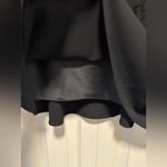 Jones New York  Black Beaded ChiffonSleeveless Swing Midi Dress Photo 5