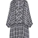 ZARA  Plaid Dress With Tassels - S Photo 1