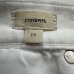 Madewell NWOT Women's High Waist Stovepipe Straight Jeans White 24 Summer Photo 7