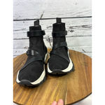 Women's JLO Black & White Sock Chunky Sneakers Size 9 Photo 2