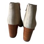 Hush Puppies  Axelle Dewey Beige leather Ankle Booties Size 6.5M Photo 7
