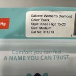 SALVERE WOMEN'S DIAMOND, 3 PAIR KNEE HIGH,‎ COMPRESSION Photo 11