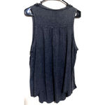 Vocal  Gray Tank Top Studded Gothic Thermal knit Sz L USA Fairy Grunge Whimsygoth Photo 5