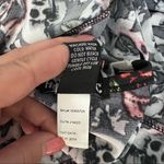 Hot Topic skulls and roses pinup keyhole back mini dress, stretchy, black,SM Photo 13