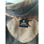 Kuhl  Advokat Brown Fleece Faux Leather Trim Zip Up Jacket Photo 5
