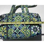 Vera Bradley Vintage Duffle LARGE TRAVELER Bag Flower Daisys Blue Green Bag Photo 7