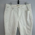 Madewell NWT  The Perfect Vintage White Denim Jeans Size 18W Photo 2